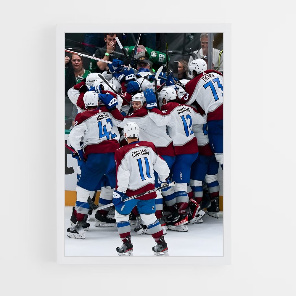 Poster Colorado avalanche – affiche Hockey sur glace (vue 3)
